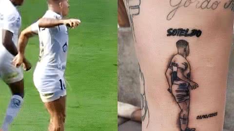 O jogador repostou a marcação da torcedora em seu Instagram - Imagem: Instagram