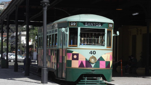 Bonde turístico de Santos volta a circular entre terça-feira e domingo - Imagem: reprodução/ Prefeituradesantos