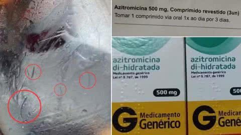 O familiar levou a garrafa com o que sobrou do refrigerante até a padaria para alertar o dono do comércio - Imagem: Divulgação/ G1