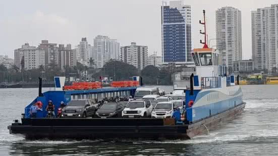 Travessias litorâneas de SP registram queda de 6,7% no número de usuários no primeiro semestre - Imagem: Divulgação/Dersa