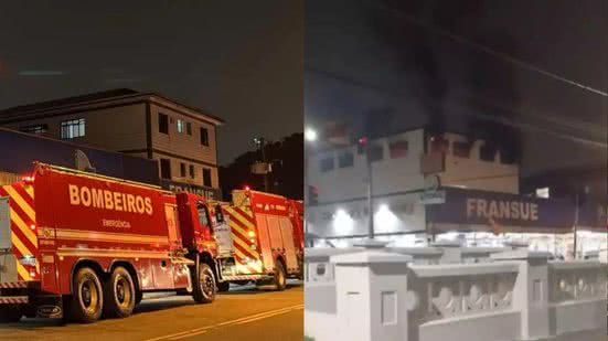 Três funcionários inalaram fumaça e foram socorridos à UPA - Imagem: Divulgação/ Tv Tribuna