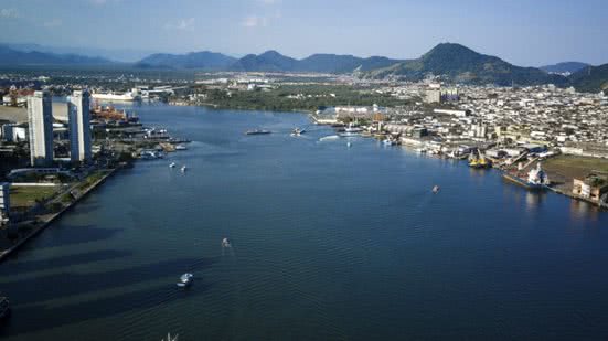 Governo de SP sanciona projeto para construção do túnel imerso entre Santos e Guarujá - Imagem: Divulgação/ Governo de SP