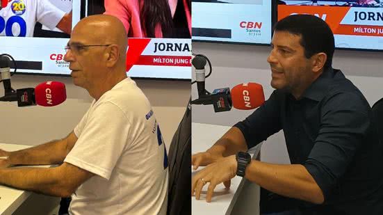 O candidato Nicolaci (PL) foi o terceiro mais votado - Imagem: CBN Santos