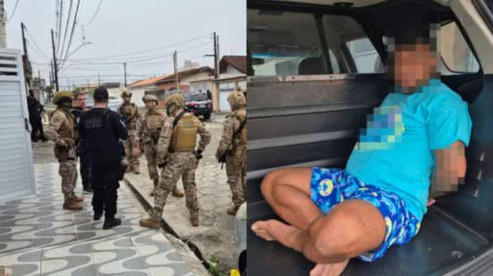 Líder de facção criminosa que movimentava milhões é preso em Praia Grande - Imagem: Reprodução/ SSP