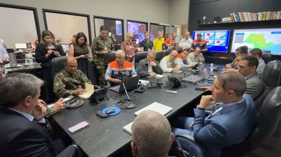Defesa Civil alerta para fortes chuvas e já aciona gabinete de crise - Imagem: Divulgação/ Governo SP