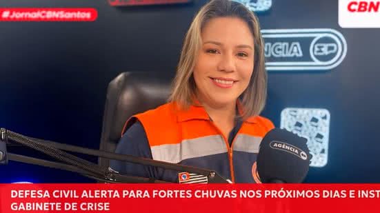 Jornal da CBN Santos ocorre das 9h ao 12h, de segunda a sexta-feira - Imagem: CBN Santos