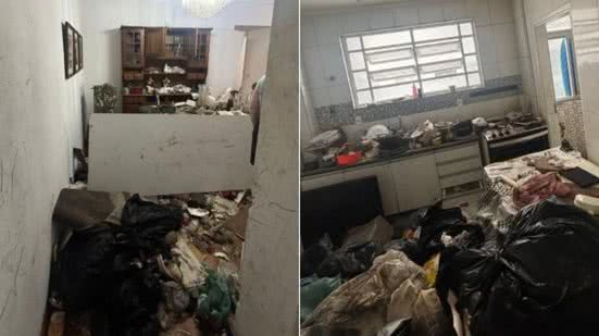 Delegada revela que filho e mãe do idoso estavam abraçados ao corpo durante a chegada da polícia - Imagem: Reprodução/ g1