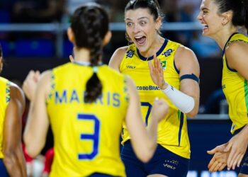 Mundial de vôlei: Brasil bate Porto Rico e fecha 1ª fase na liderança