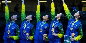 Mundial de GR: Brasil conquista prata inédita no conjunto geral