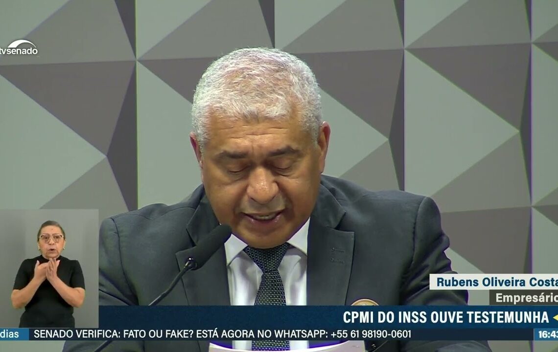 Rubens Oliveira nega ser sócio do ‘Careca do INSS’ — Senado Notícias