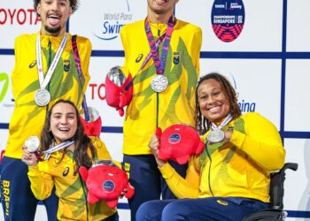 Brasil chega a 12 medalhas no Mundial de Natação Paralímpica