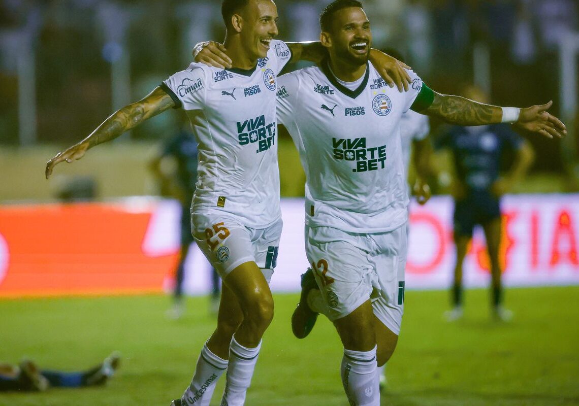 Copa do Nordeste: Bahia vence Confiança por 4 a 1 e encaminha título