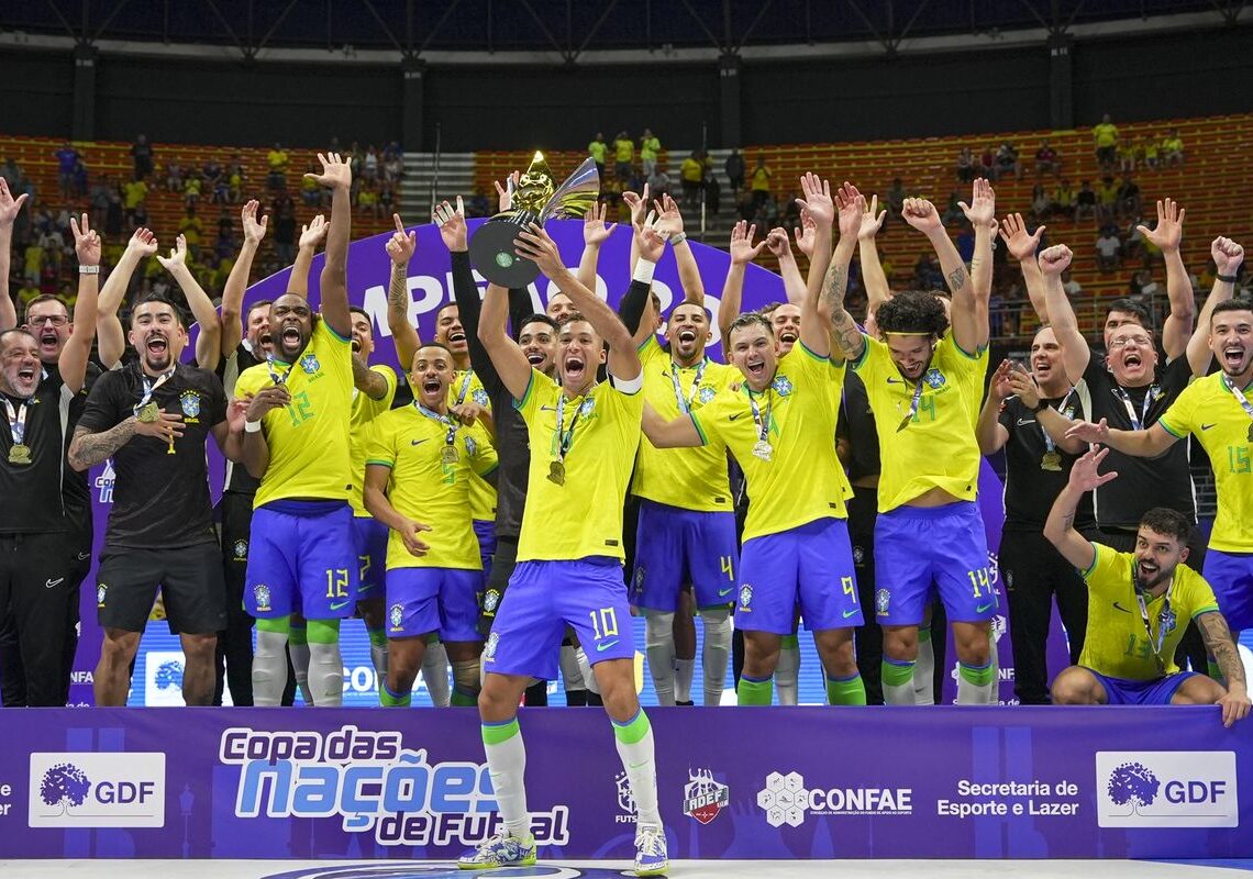 Brasil conquista a Copa das Nações de Futsal