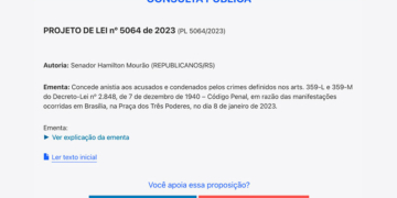 O Senado abriu consulta sobre a anistia? — Senado Notícias