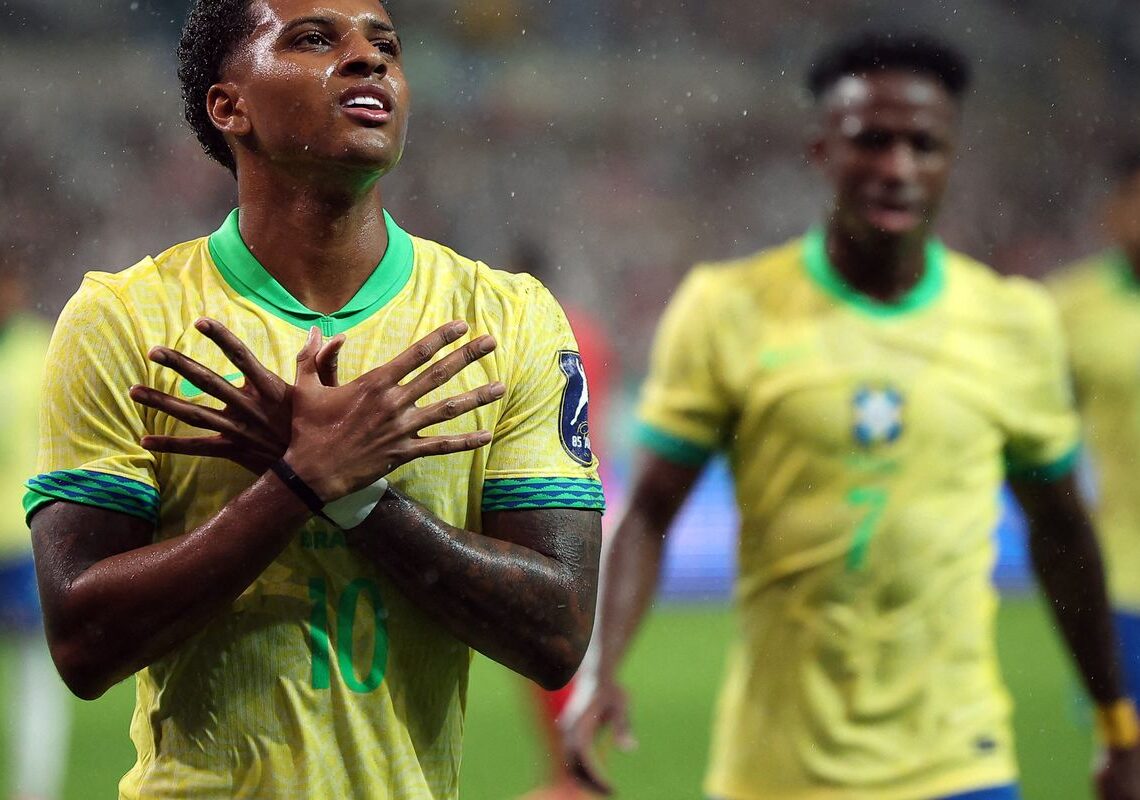 Brasil mostra evolução sob comando de Ancelotti e goleia Coreia do Sul