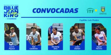 Tênis: seleção é convocada para playoffs da da Billie Jean King Cup