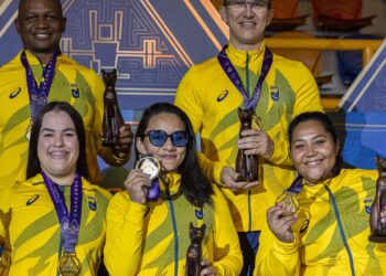 Brasil fecha Mundial de halterofilismo com ouro nas equipes femininas
