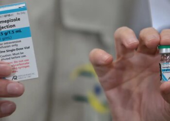 Brasil recebe 2,5 mil unidades de fomepizol, antídoto contra metanol