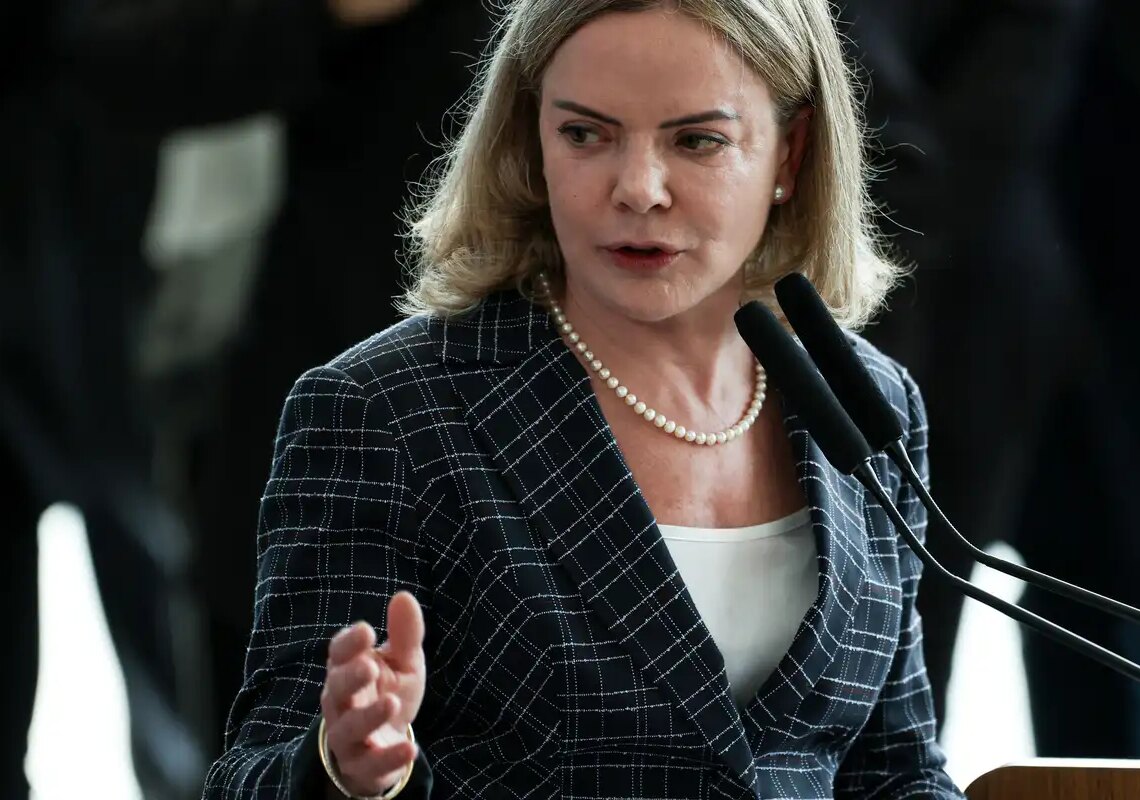 Derrite como relator do PL Antifacção contamina debate, diz Gleisi