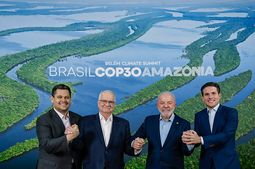 Na Cúpula de Líderes da COP 30, Davi aponta importância estratégica da Amazônia — Senado Notícias