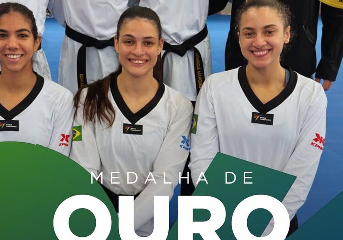Brasil é tricampeão na Copa do Mundo por equipes de taekwondo na China