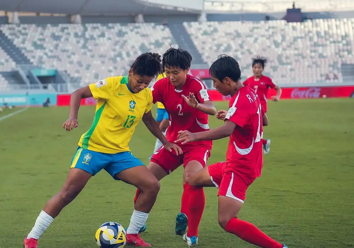 Mundial Sub-17 Feminino: Brasil luta, mas perde para Coreia do Norte