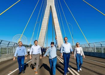 Lula inaugura ponte em Foz do Iguaçu e critica quem constrói “muros”