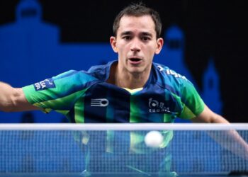 Calderano é eliminado por Lebrun na estreia de simples do WTT Finals