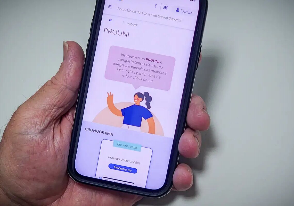 Prouni 2026 oferece mais de 590 mil bolsas em instutições privadas