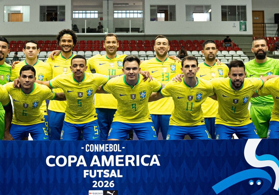 Brasil enfrenta Peru para avançar à final da Copa América de futsal
