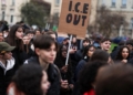 Protestos contra ICE ocorrem em Milão antes da abertura da Olimpíada