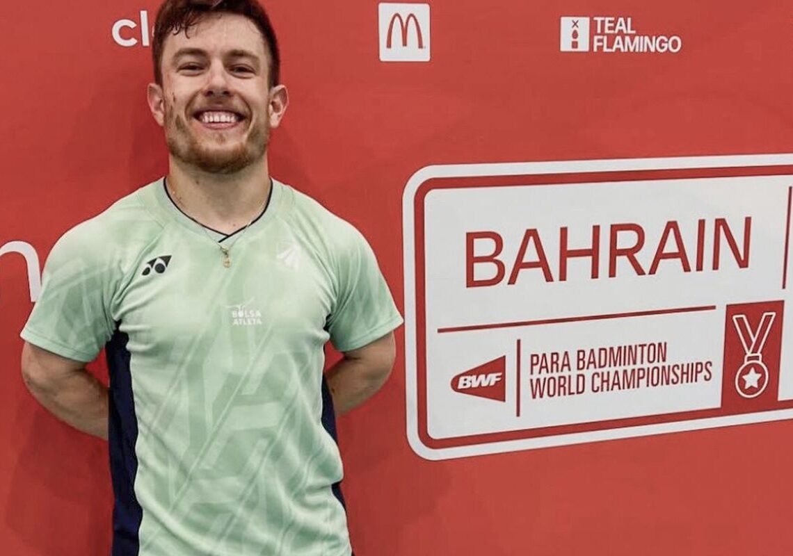 Brasil encerra Mundial de parabadminton com bronze de Vitor Tavares