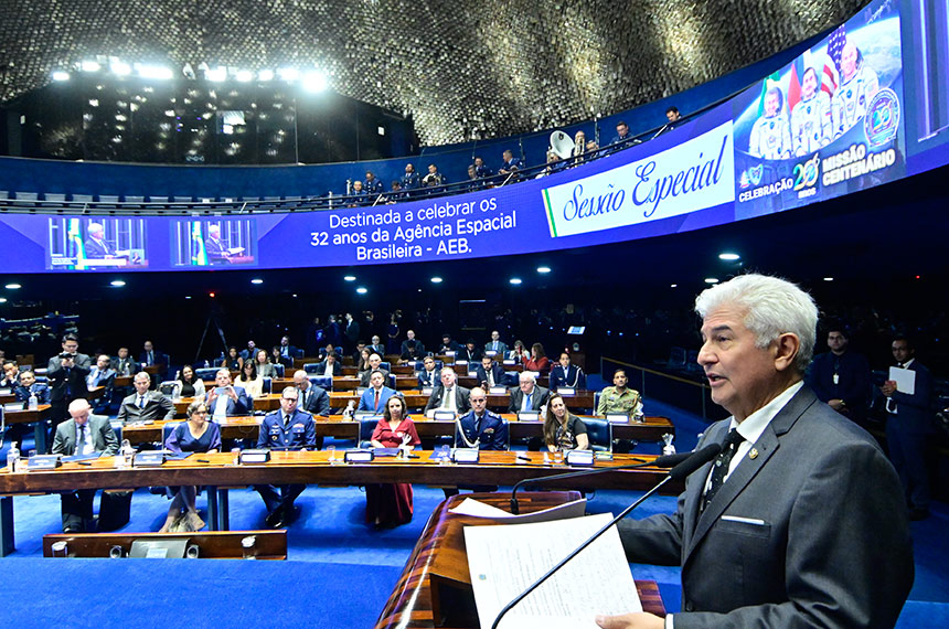 Senado celebra 32 anos da Agência Espacial Brasileira e 20 anos da Missão Centenário — Senado Notícias