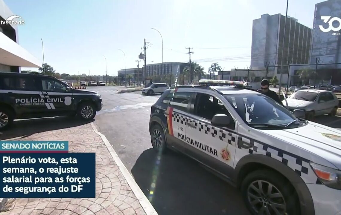 Reajuste das forças de segurança do DF será votado em Plenário — Senado Notícias