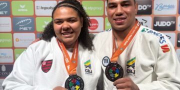 Com mais 2 pódios, Brasil encerra Grand Prix de judô com 6 medalhas