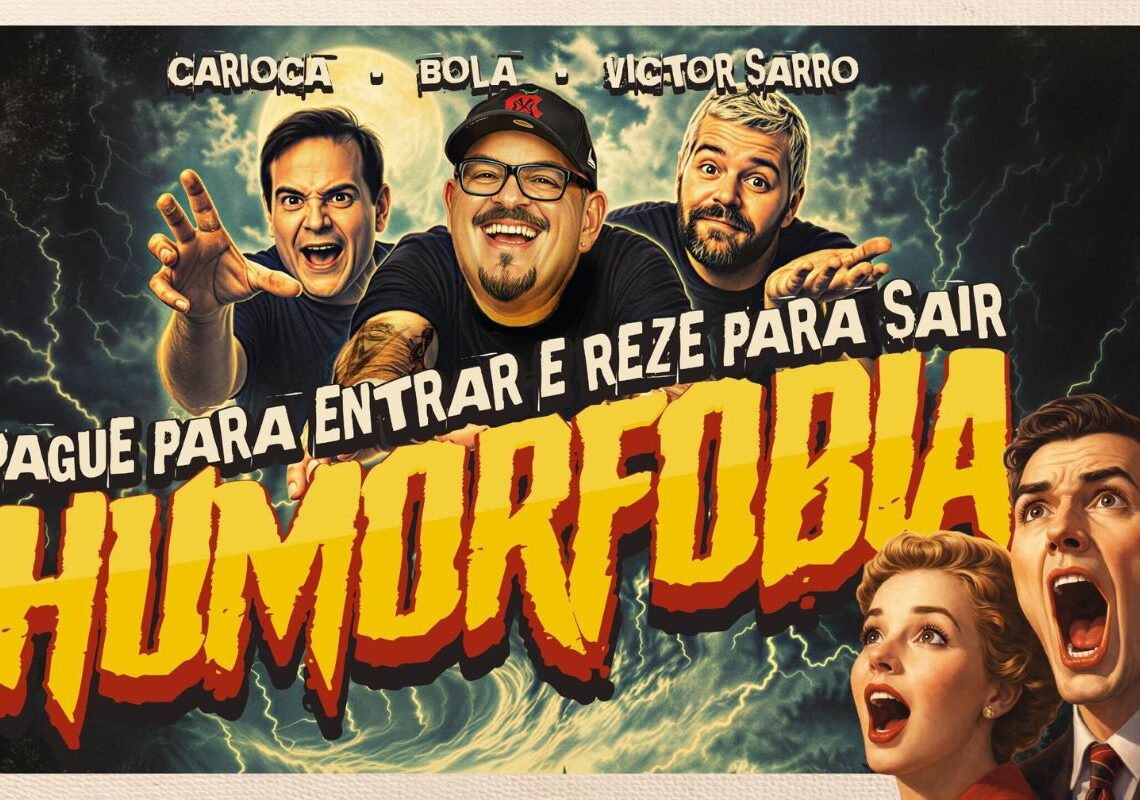 Plateia vira parte do show em “Humorfobia”, nova aposta do humor em SP