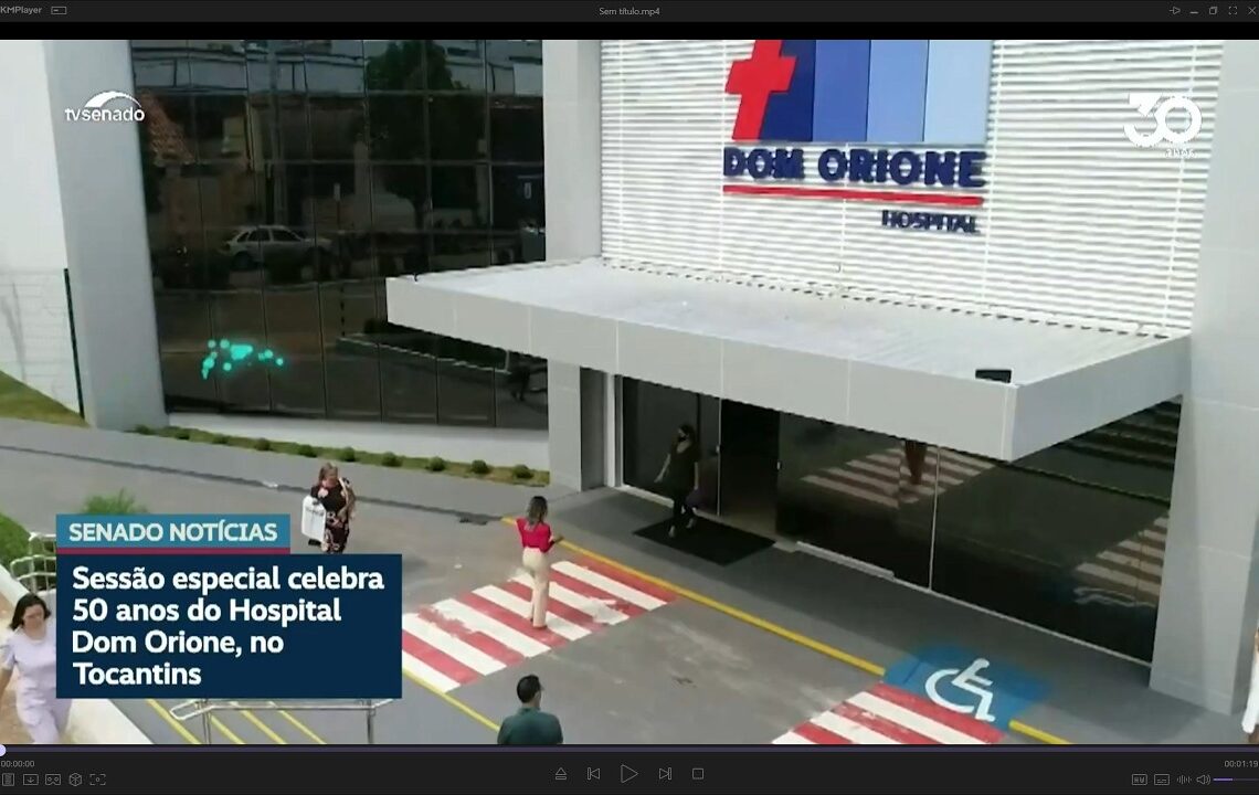 Vídeo: Sessão do Senado homenageou Hospital Dom Orione, do Tocantins