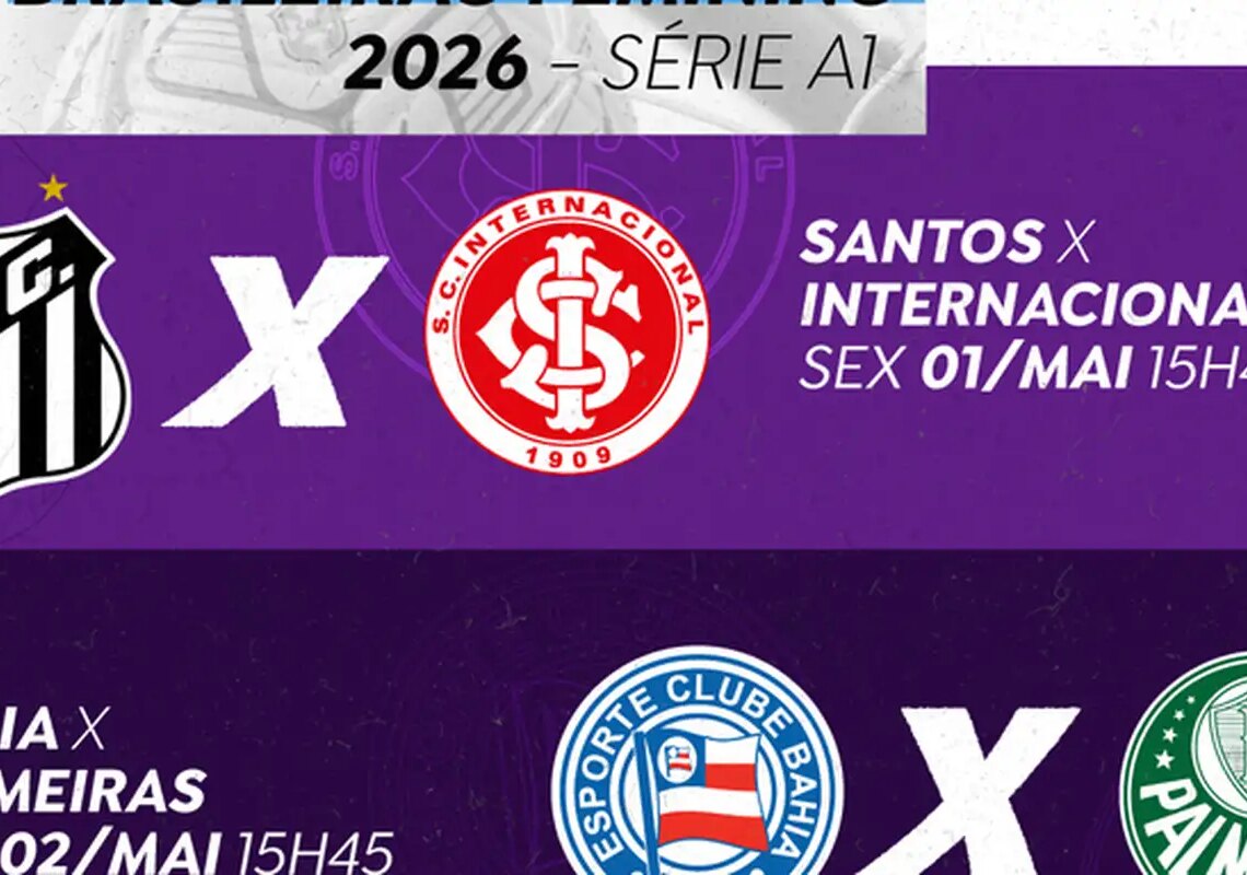 TV Brasil transmite jogos do Brasileirão Feminino nesta sexta e sábado