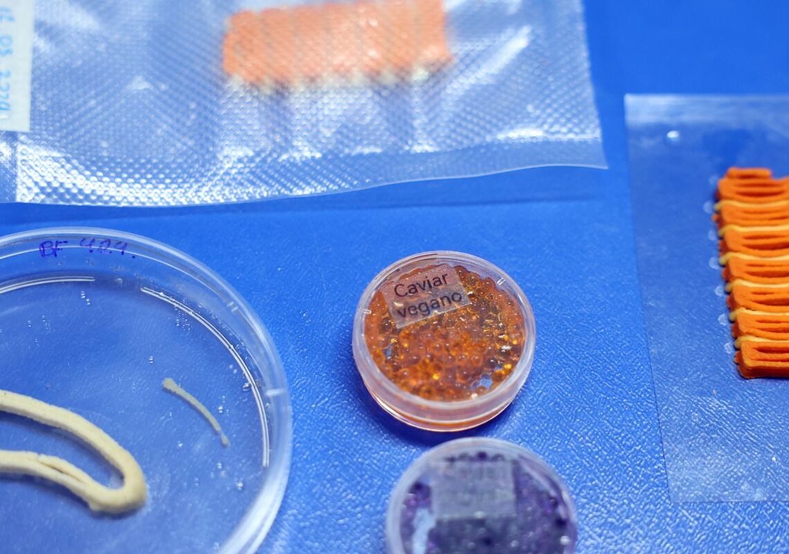 Embrapa produz em laboratório salmão, caviar e anéis de lula veganos