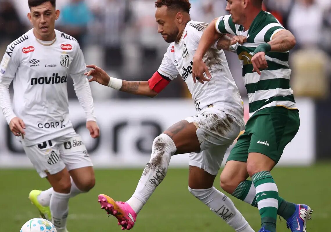 Coritiba ofusca festa para Neymar e derrota Santos pelo Brasileirão