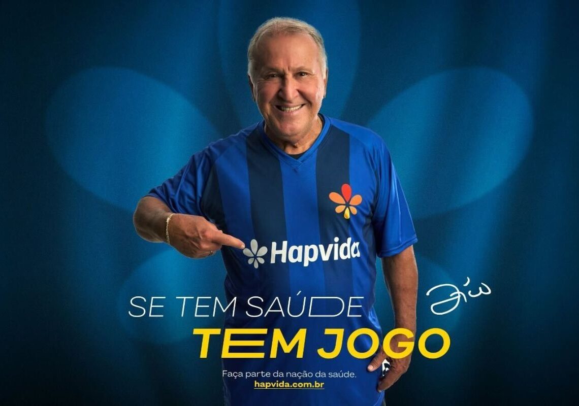 Zico é o novo Embaixador da Saúde da Hapvida e estrela campanha ‘Se tem saúde, tem jogo