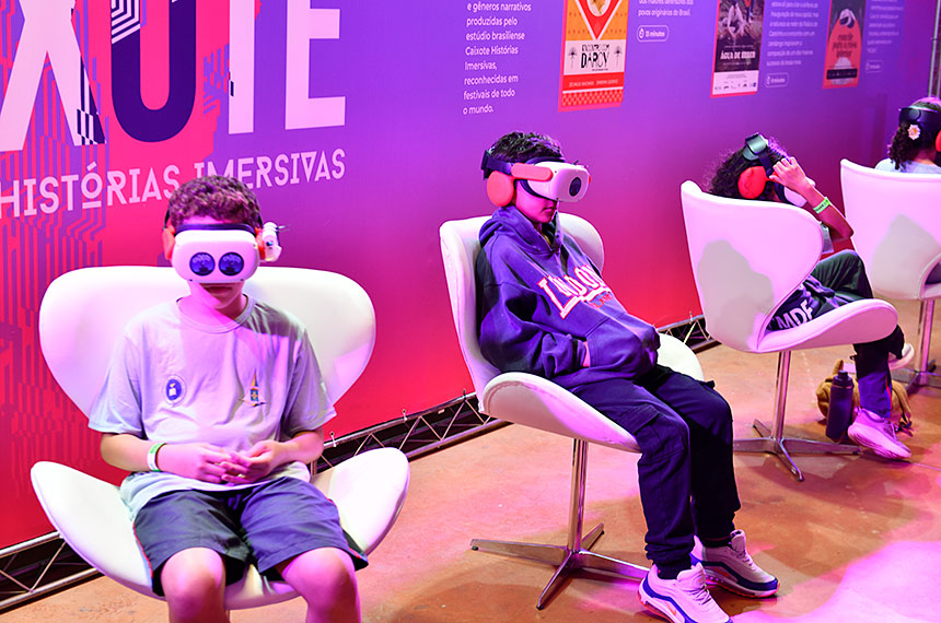Senado exibe filme em realidade virtual sobre Darcy em evento sobre inovação — Senado Notícias