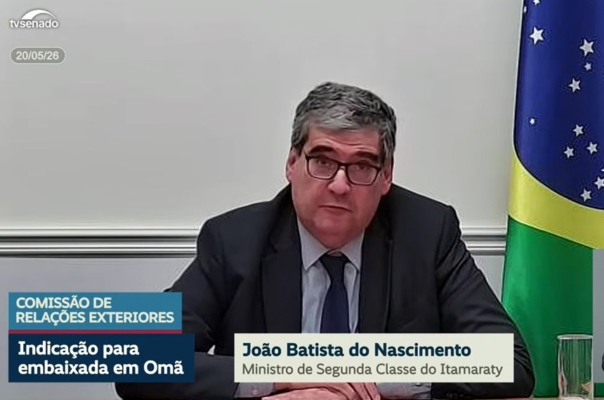 Plenário aprova João Batista Magalhães para embaixador em Omã — Senado Notícias