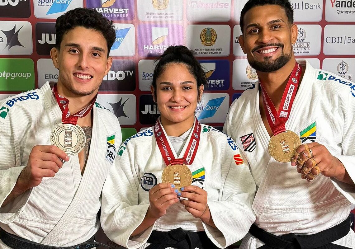 Brasil conquista sete medalhas no Grand Slam de Astana no Cazaquistão