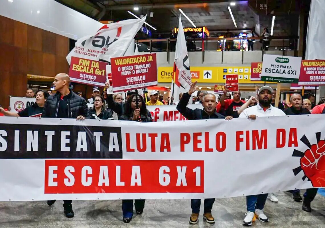 Fim da jornada 6×1 opõe trabalhadores e empresários