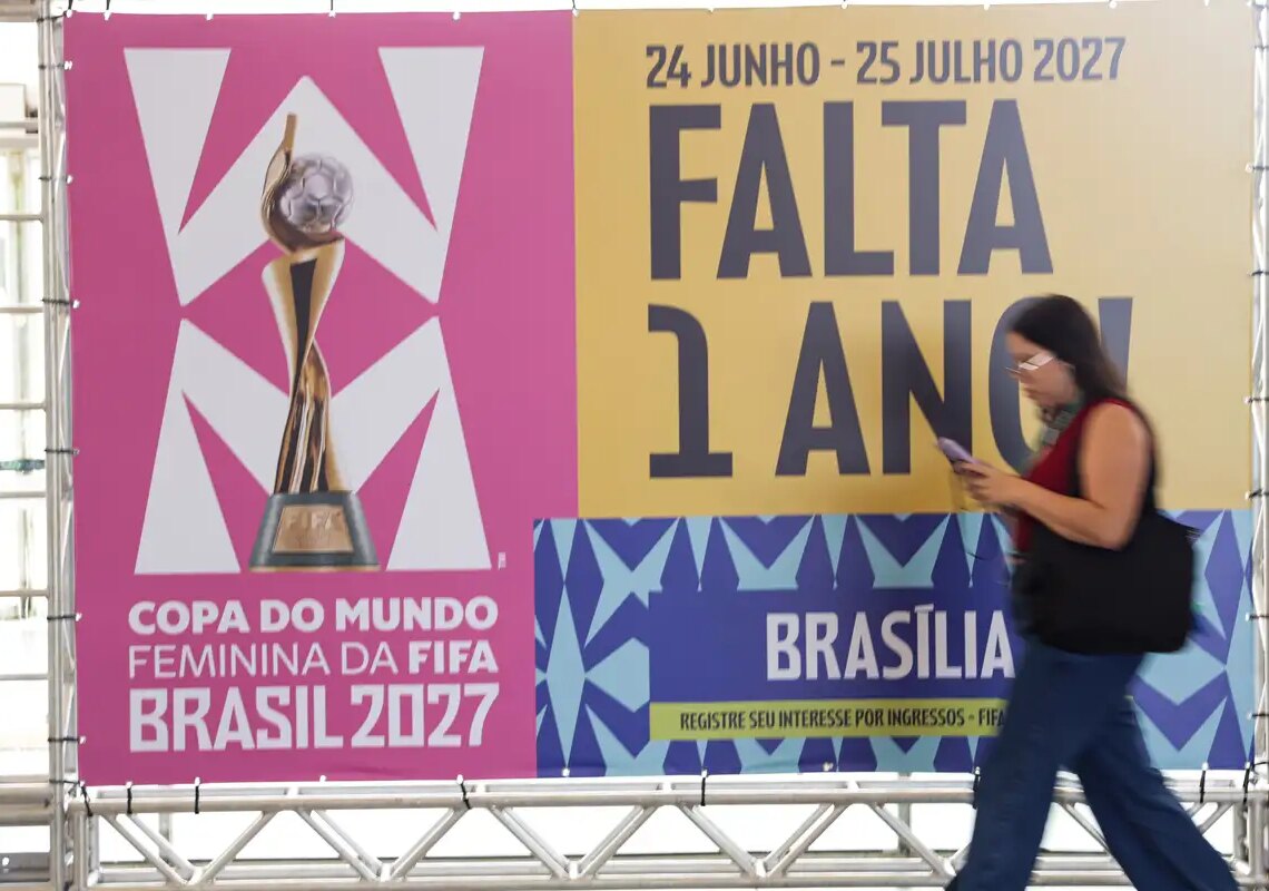 Brasília inicia contagem regressiva de 1 ano da Copa do Mundo Feminina