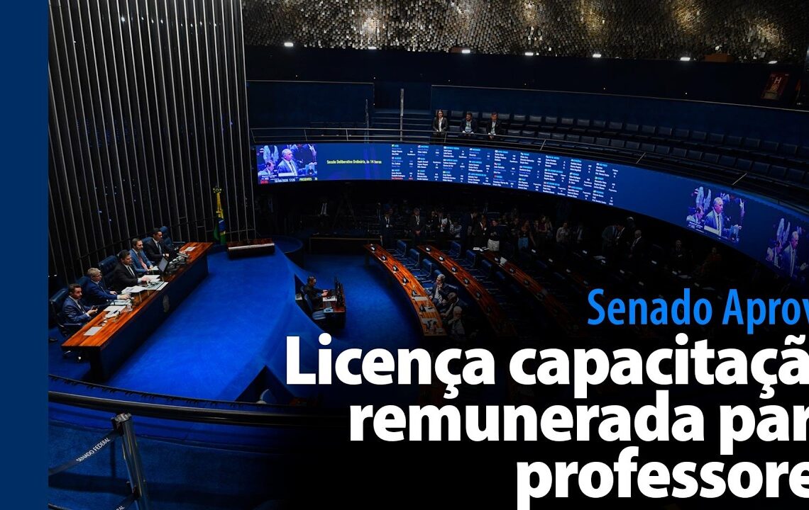 Licença capacitação remunerada para professores — Senado Notícias