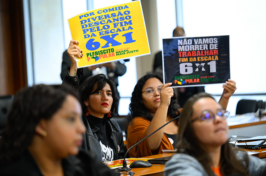 Sessão temática debaterá fim da escala 6×1 na próxima quarta — Senado Notícias