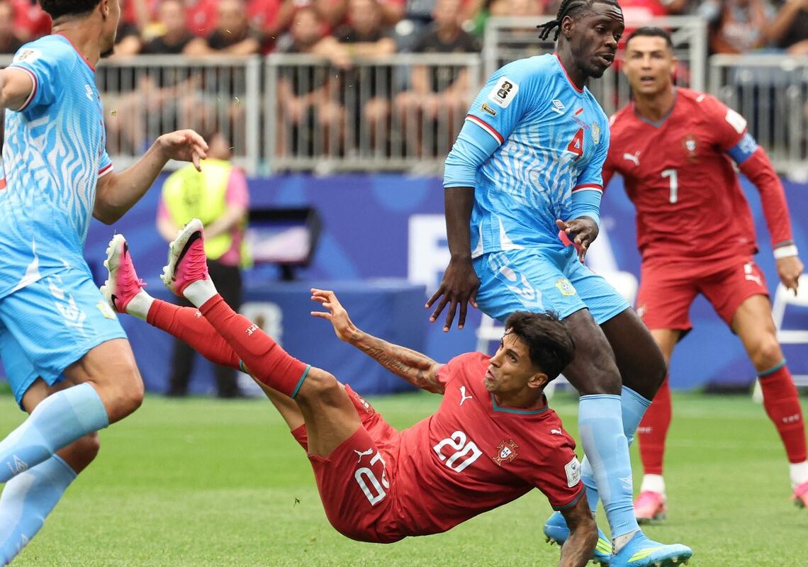 Portugal e RD Congo empatam; congoleses marcam primeiro gol em Copas