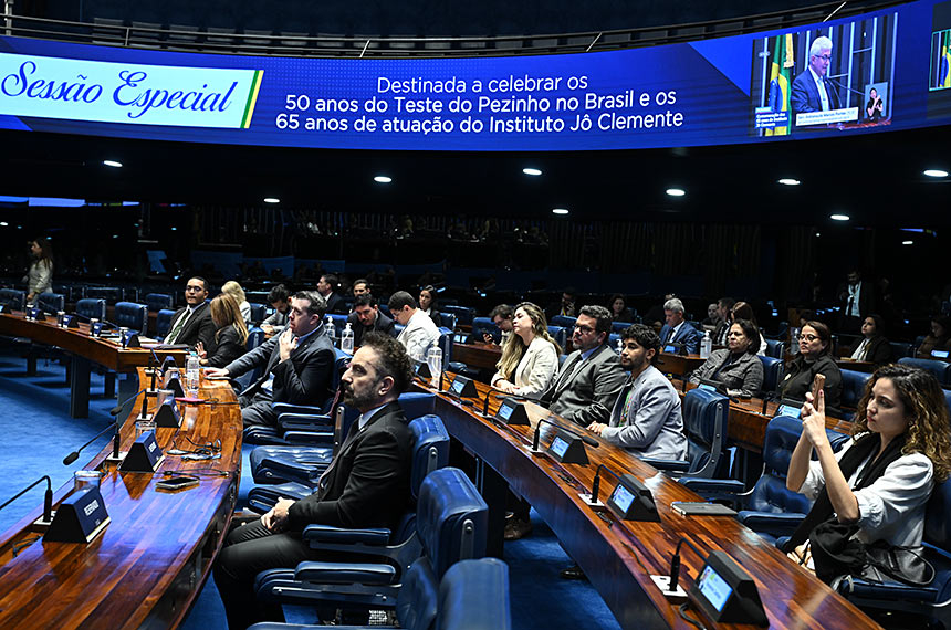 Senado celebra 50 anos do Teste do Pezinho e defende diagnóstico precoce — Senado Notícias